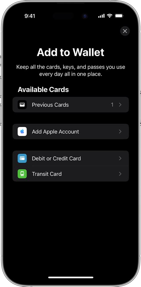 add smart card to apple wallet|adding card to apple pay.